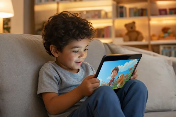 Contação de histórias em vídeo e desenvolvimento infantil